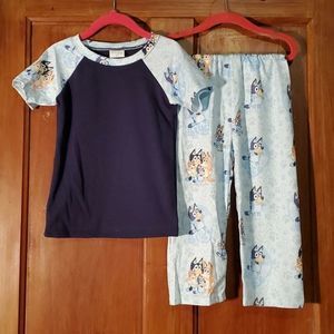 NEW BLUE DOG 2 PIECE PAJAMA SET